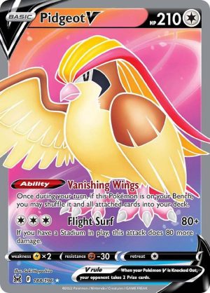 Pidgeot V (Full Art) - 188/196: Lost Origin