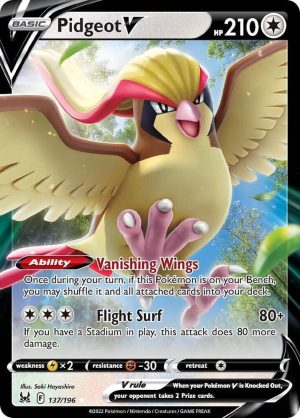 Pidgeot V - 137/196: Lost Origin