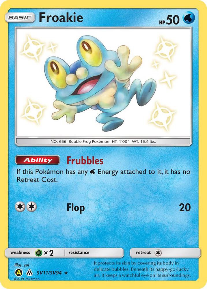 Froakie - SV11/SV94: Hidden Fates: Shiny Vault