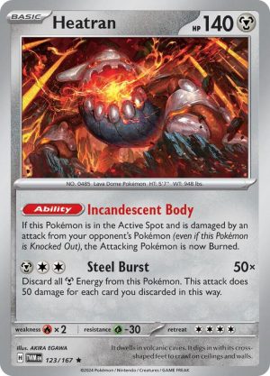 Heatran - 123/167: Twilight Masquerade