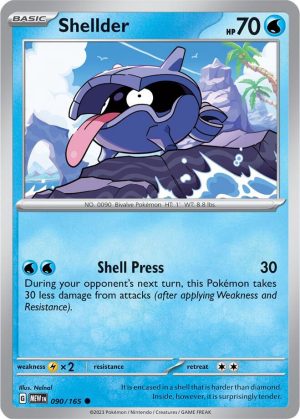 Shellder - 090/165: Scarlet & Violet 151
