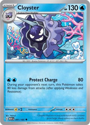 Cloyster - 091/165: Scarlet & Violet 151