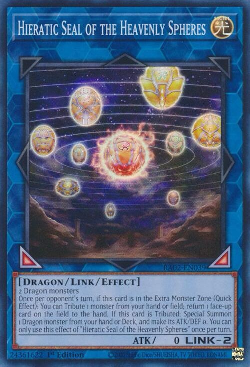 Hieratic Seal of the Heavenly Spheres - RA02-EN039: 25th Anniversary Rarity Collection II
