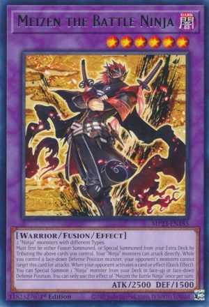 Meizen the Battle Ninja - 25th Anniversary Tin: Dueling Heroes Mega Pack (MP23)