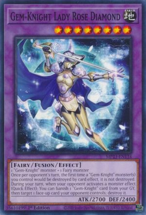 Gem-Knight Lady Rose Diamond - 25th Anniversary Tin: Dueling Heroes Mega Pack (MP23)