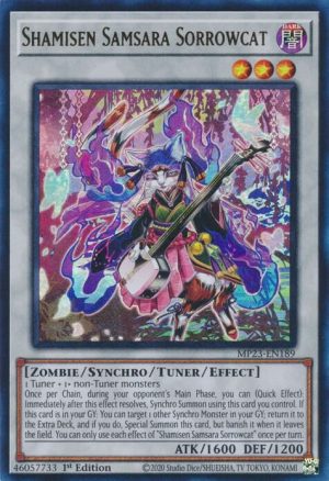 Shamisen Samsara Sorrowcat - 25th Anniversary Tin: Dueling Heroes Mega Pack (MP23)