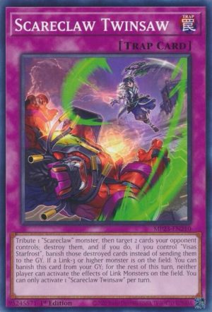 Scareclaw Twinsaw - 25th Anniversary Tin: Dueling Heroes Mega Pack (MP23)