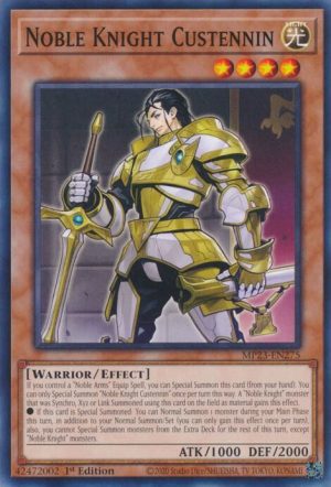 Noble Knight Custennin - 25th Anniversary Tin: Dueling Heroes Mega Pack (MP23)