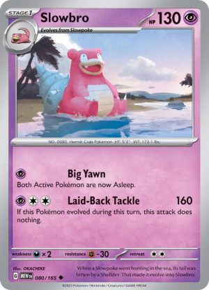 Slowbro - 080/165:  Scarlet & Violet 151