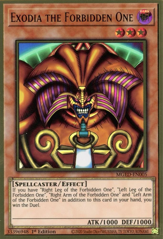 Exodia the Forbidden One - Maximum Gold: El Dorado (MGED)