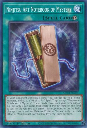 Ninjitsu Art Notebook of Mystery - 25th Anniversary Tin: Dueling Heroes Mega Pack (MP23)