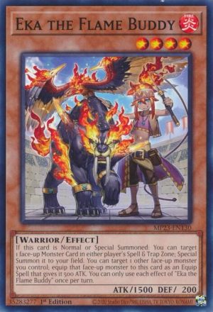 Eka the Flame Buddy - 25th Anniversary Tin: Dueling Heroes Mega Pack (MP23)