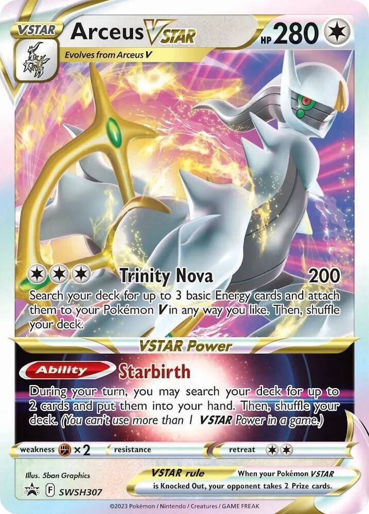 Arceus VSTAR - SWSH307 - SWSH: Sword & Shield Promo Cards