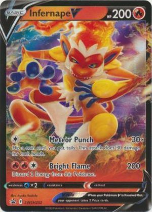 Infernape V - SWSH252: Sword & Shield Promo Cards