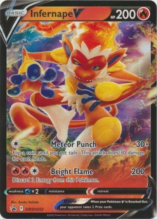 Infernape V - SWSH252: Sword & Shield Promo Cards