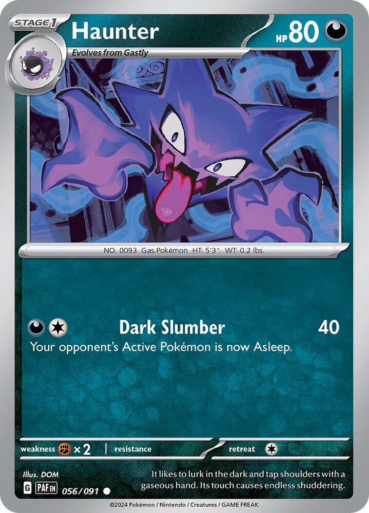 Haunter - 056/091: Paldean Fates