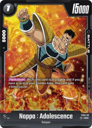Nappa : Adolescence (Bonus Pack Alternate Art) - FS05-09: Starter Deck 5: Bardock