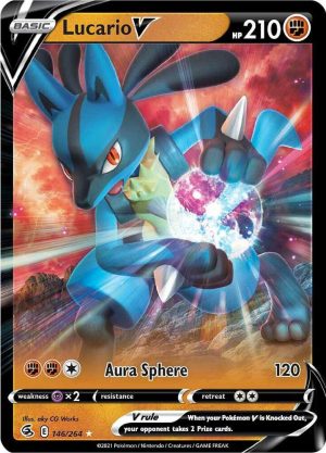 Lucario V - 146/264: Fusion Strike