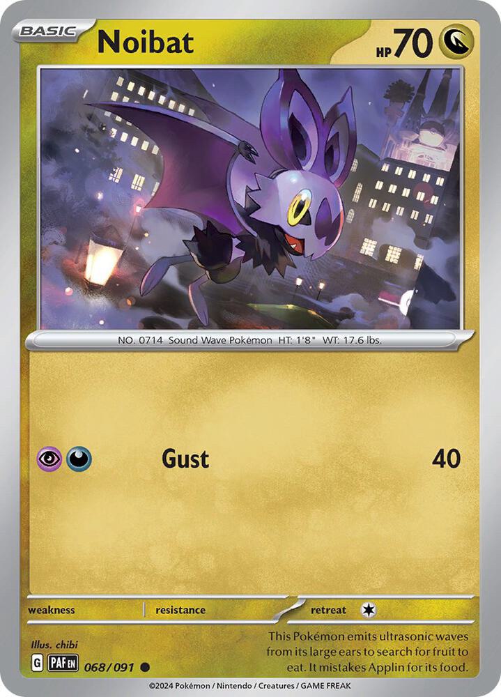 Noibat - 068/091 - SV: Paldean Fates
