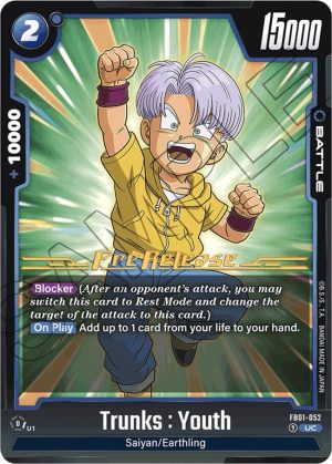 Trunks : Youth - Awakened Pulse Pre-Release Cards