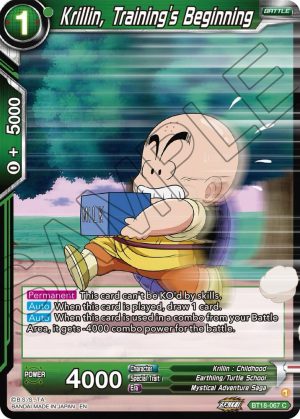 Krillin, Training's Beginning - BT18-067c: Dawn of the Z-Legends