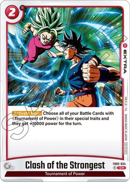 Clash of the Strongest - FB02-034 (Tournament Pack 02) - Tournament and Championship Promos