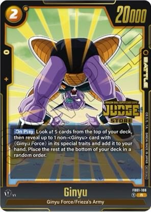 Ginyu - FB01-108 (Judge Pack (Store Judge) 01) - Tournament and Championship Promos