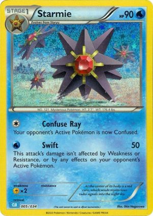 Starmie - 005/034: Trading Card Game Classic