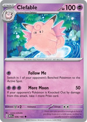 Clefable - 036/165: Scarlet & Violet 151