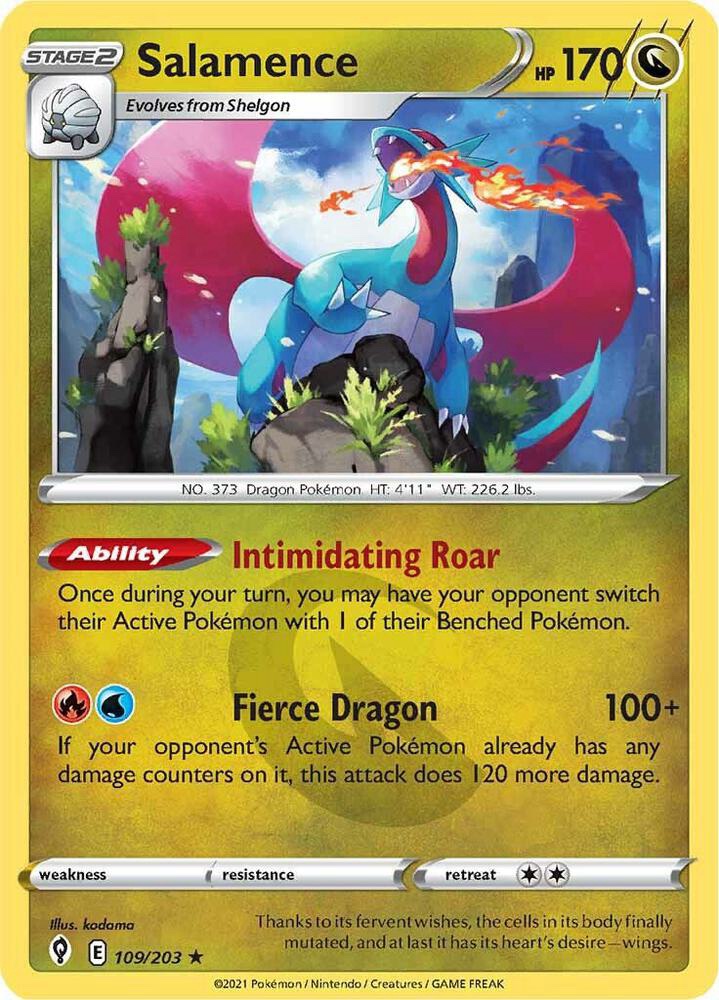 Salamence - 109/203: Evolving Skies