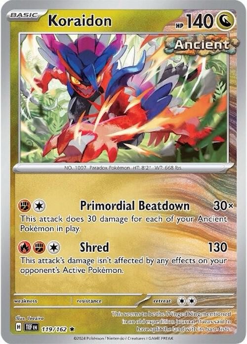 Koraidon - 119/162: Temporal Forces
