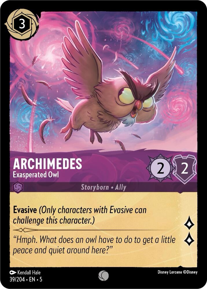 Archimedes - Exasperated Owl - 39/204: Shimmering Skies