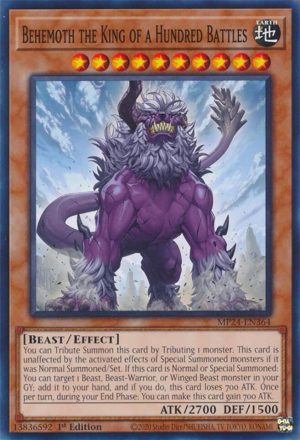 Behemoth the King of a Hundred Battles - 25th Anniversary Tin: Dueling Mirrors