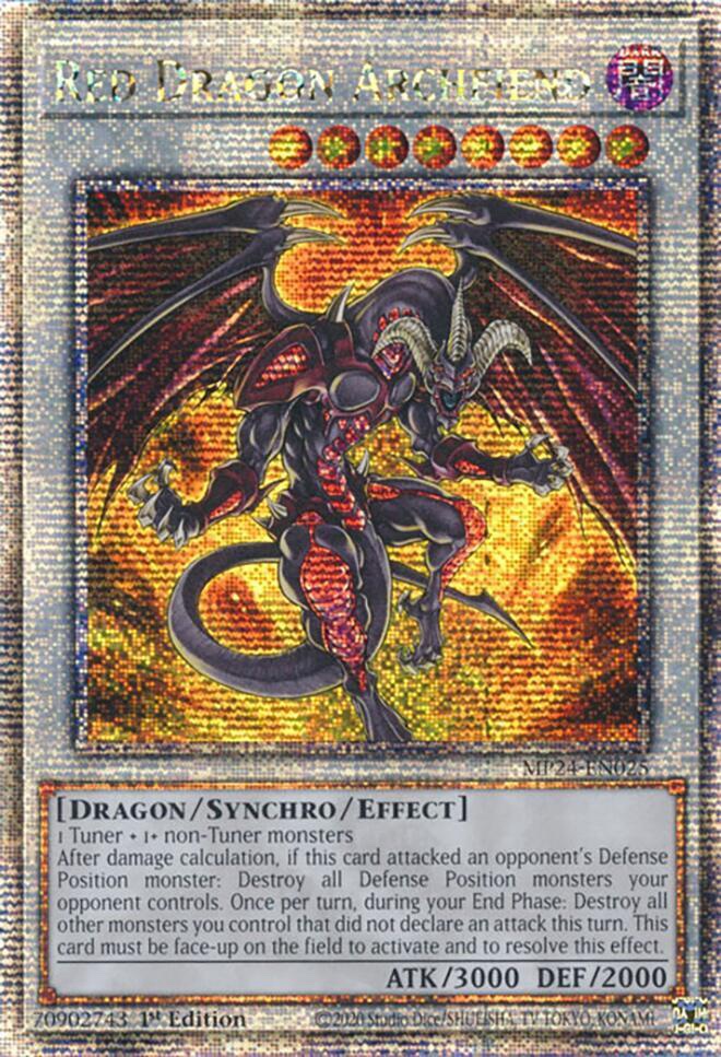 Red Dragon Archfiend (Quarter Century Secret Rare) - 25th Anniversary Tin: Dueling Mirrors