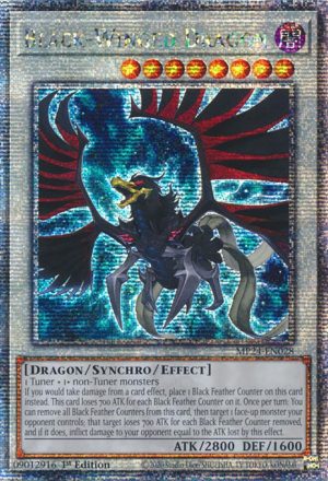 Black-Winged Dragon (Quarter Century Secret Rare) - MP24-EN028: 25th Anniversary Tin: Dueling Mirrors