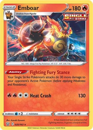 Emboar - 025/163: Battle Styles