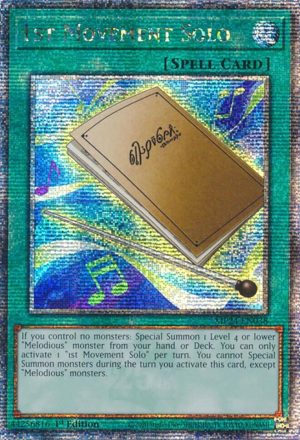 1st Movement Solo (Quarter Century Secret Rare) - 25th Anniversary Tin: Dueling Mirrors