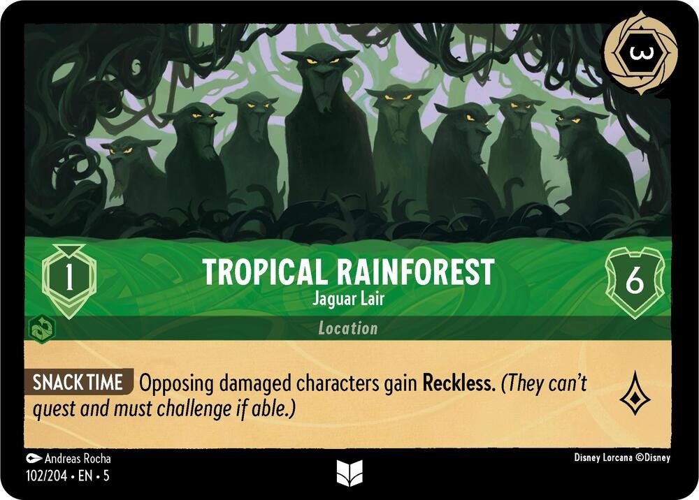 Tropical Rainforest - Jaguar Lair - 102/204: Shimmering Skies