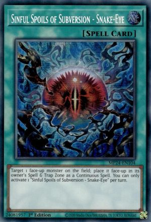 Sinful Spoils of Subversion - Snake-Eye - 25th Anniversary Tin: Dueling Mirrors