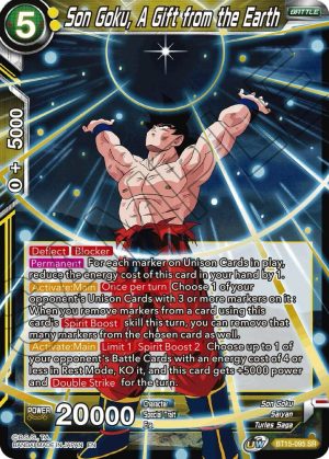 Son Goku, A Gift from the Earth - BT15-005 SR : Saiyan Showdown