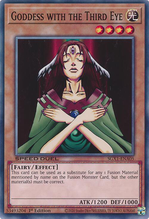 Goddess with the Third Eye - Speed Duel GX: Duel Academy Box