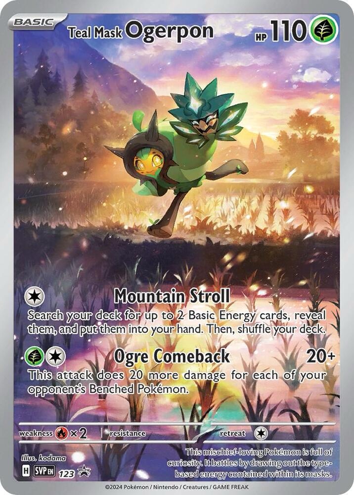 Teal Mask Ogerpon - 123: Scarlet & Violet Promo Cards