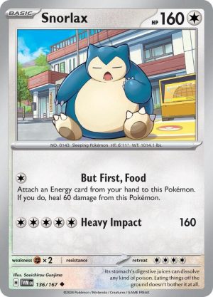 Snorlax - 136/167: Twilight Masquerade