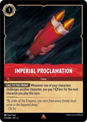 Imperial Proclamation - Ursula's Return