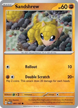Sandshrew - 097/167: Twilight Masquerade