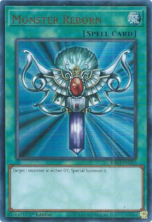 Monster Reborn (UR) - Quarter Century Bonanza (RA03)