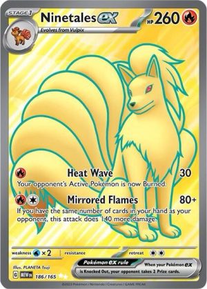 Ninetales ex - 186/165: Scarlet & Violet 151