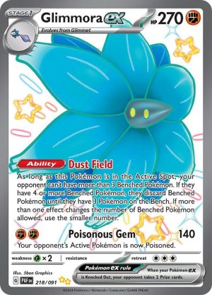 Glimmora ex - 218/091: Paldean Fates