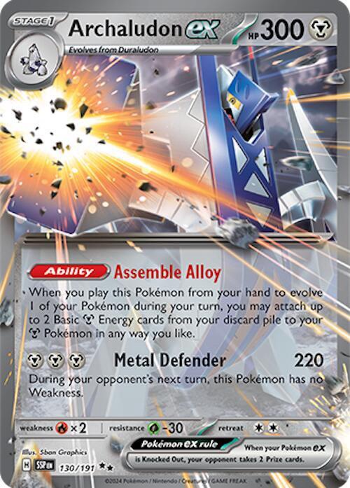Archaludon ex - 130/191: Surging Sparks