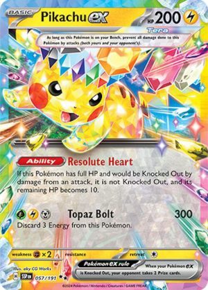 Pikachu ex - 057/191: Surging Sparks